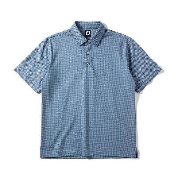 FootJoy Other - FootJoy Men's Short Sleeve Performance Polo Golf Shirt Houndstooth Pattern XL